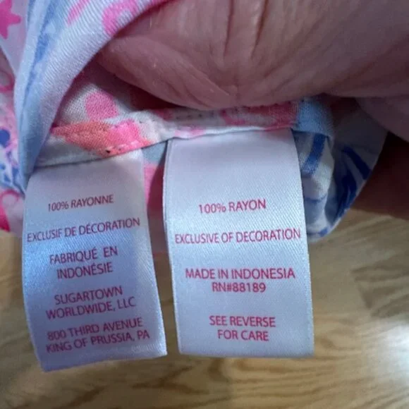 NWT Lilly Pulitzer Danika Tunic Top Size 8 Floral Print V-Neck Bell Sleeves - Picture 7 of 9